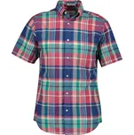 KOŠILE GANT REG INDIAN MADRAS CHECK SS SHIRT ROSE RED