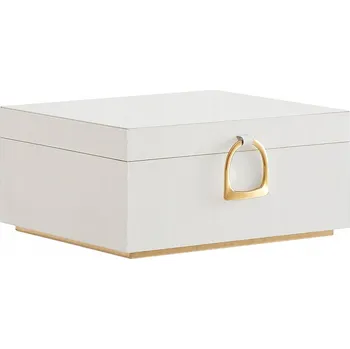 Šperkovnice SONGMICS Šperkovnice uzavíratelná bílá 20 x 24 x 11cm