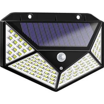Venkovní osvětlení Verk 01728 Solární venkovní 100 LED SMD osvětlení s pohybovým senzorem