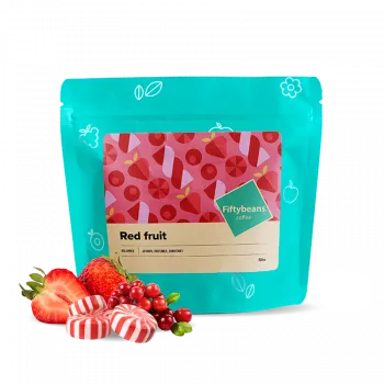 Káva Výberová káva Kolumbie RED FRUIT 200g od Fiftybeans