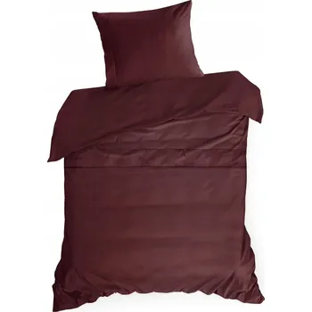 Povlečení Sada Povlečení 140x200 ELEGANTE Bordó Eurofirany Ewa Minge Saténové
