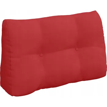 Polštář Polštář na záda Červená 80 x 24 x 50 cm textil