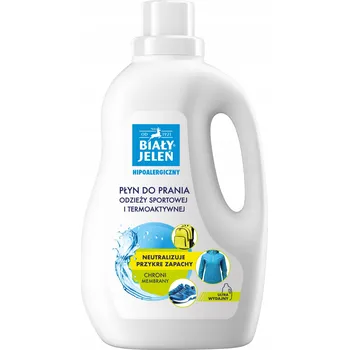 Prací gel Tekutý prací prostředek na sportovní a termoaktivní oblečení Biały Jeleń 1,5L membrána