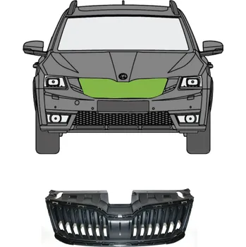 Karosérie Maska kapoty Škoda Octavia 3 Facelift / 17-20