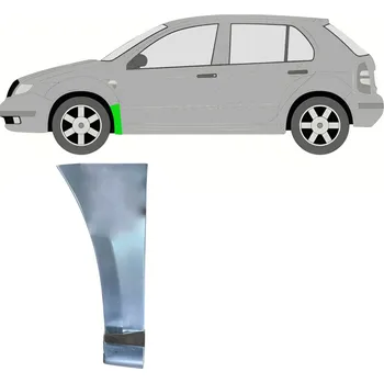 Blatník karosérie Opravný plech předního blatníku / Levá ŠKODA Fabia 99-07