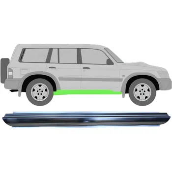 Prah karosérie Opravný plech prahu na Nissan Patrol 1997-2009 / Levá = Pravá (symetrická)