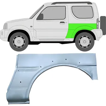 Blatník karosérie Lem zadního blatníku na Suzuki Jimny 1998-2018 / Levá