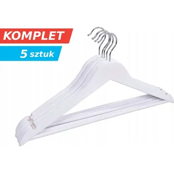 Věšák Šatní ramínko dřevěný Gockowiak bílý