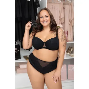 Podprsenka Balkonová podprsenka s plným košíčkem Gorsenia K962 Erato černá 90H