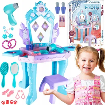 Toaletní stolek Dětský toaletní stolek Stator Toaletní stolek pro holčičku + příslušenství