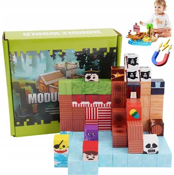 ostatní stavebnice Stavebnice 160 ks Konstrukční Montessori 3+ jako Minecraft