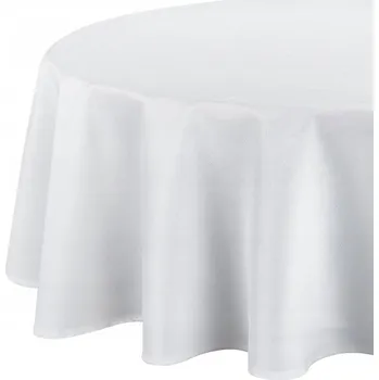 ubrus UBRUS KATE O 150 CM BÍLÝ EUROFIRANY