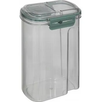 Dóza na potraviny NÁDOBA NA POTRAVINY PRŮHLEDNÝ HERMETICKÁ S DATEM UZAVŘENÍ 14,2x22,4 1,6 L