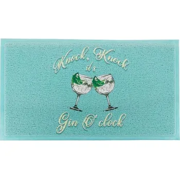 Rohožka Rohožka Artsy Doormats 70 x 40 cm DMW.GINOCLOCK.7040 tyrkysová 66X