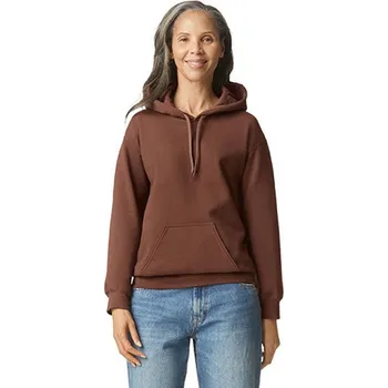 Dámská mikina Gildan Unisex mikina s kapucí GSF500 Cocoa L