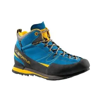 Pánská obuv La Sportiva Boulder X Mid GTX Blue/Yellow modrá 42 EU