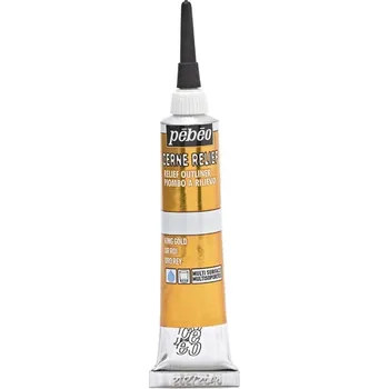 Pébéo Cerne Relief Kontura na sklo King Gold 20 ml 1 ks