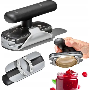 Otvírák UNIVERZÁLNÍ OTVÍRÁK NA ZAVAŘOVACÍ SKLENICE A LAHVE NASTAVITELNÝ SILNÝ KUCHYŇSKÝ