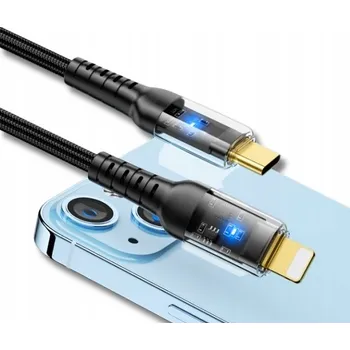 Datový kabel Kabel Uruchom USB typ C - Apple Lightning 1 m černý