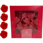 Dekorace oplatková Růže poupě červená…