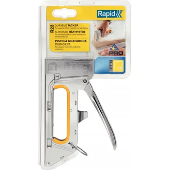 Pistolová sešívačka R23E Rapid chromovaná