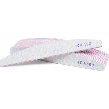 Pilníky na nehty Pamcia 100/180 šedé lodě 100 ks