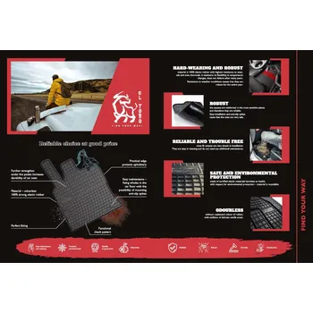 autokoberec Gumové autokoberce Frogum, sada 4 ks