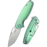Kubey KB360B Tityus vreckový nôž 8,6 cm, zelená, titán