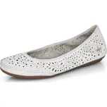 Dámské baleríny RIEKER 41460-80 bílá S6 40