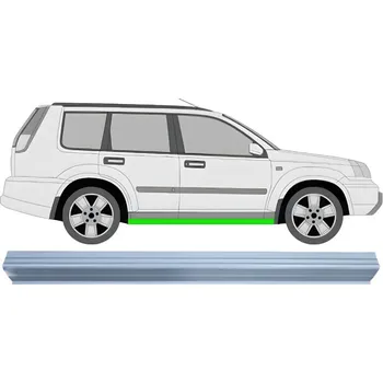 Prah karosérie Opravný plech prahu na Nissan X-TRAIL 2001-2007 / Levá = Pravá (symetrická)
