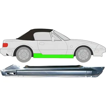 Prah karosérie Kompletní práh / Pravá Mazda MX-5 1989-1998