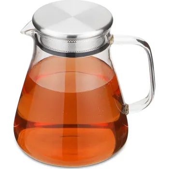 Čajová konvice s filtrem WEIS Konvice na čaj, nerez / borosilikátové sklo, 800 ml