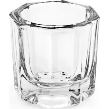 Kosmetický štětec Nikk Mole skleněná mistička