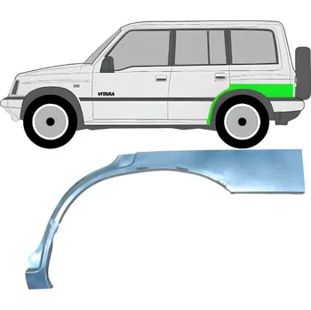 Blatník karosérie Lem zadního blatníku na Suzuki Vitara 1996-2003 / Levá