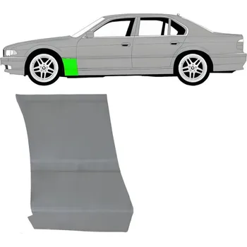 Blatník karosérie Opravný plech předního blatníku na BMW 7 E38 1994-2001 / Pravá