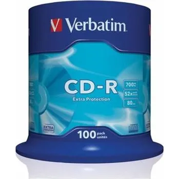 Příslušenství pro datový nosič CD-R Verbatim, cake box 100 ks