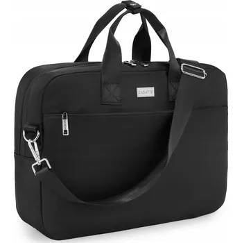 Taška na notebook 15,6" lehká velká taška do práce dámská pánská černá ZAGATTO
