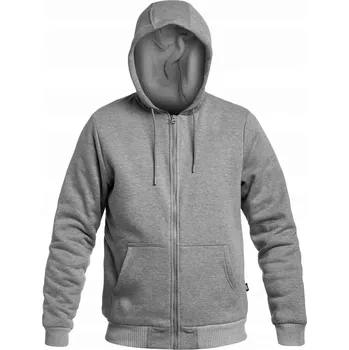 Pánská mikina Rozepínací mikina Brandit Sweatjacket Teddylining - Tmavě šedá melanž 7XL