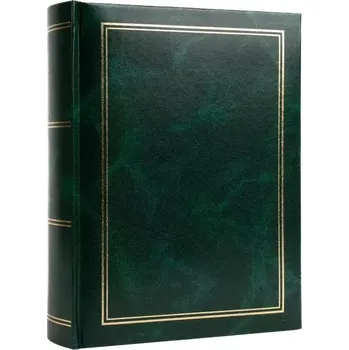 Fotoalbum zasunovací B-46300/2S Vinyl 4 zelené, 10x15/300F, popisové pole