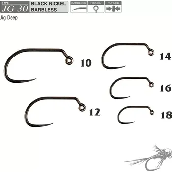 Rybářský háček Muškařské háčky Traper Hikara JG30 vel. 12