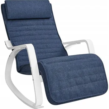 Křeslo Houpací křeslo s područkami a nastavitelnou podnožkou do ložnice nebo obývacího pokoje