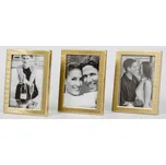 Fotorámeček 3PGG zlatý, 3ks