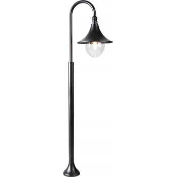 IP kamera Kvadratický osvětlovací sloupek QAZQA E27 125 cm černý