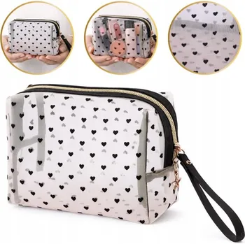 Kosmetická taška Kosmetická taštička Ecarla průhledná