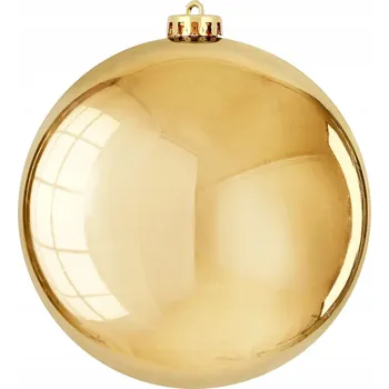 Vánoční ozdoba Ozdoba kulatá zlatá lesklá 15 cm