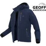 Bunda s kapucí TEDDY Geoff Anderson - Modrý - Velikost: XXL + doprava zdarma