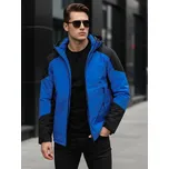 Dstreet Pánská bunda zimní s kapucí TX5121 Barva: Nebeská, Velikost: 2XL