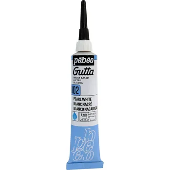 Pébéo Gutta Barva na hedvábí Pearl White 20 ml 1 ks