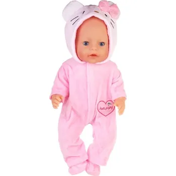 Oblečky pro panenky Baby Born a American Girl (43 cm) Varianta: CL-0084-1 overal růžový