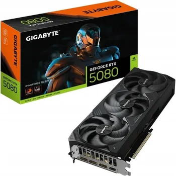 Grafická karta Grafická karta Gigabyte GeForce RTX 5080 WINDFORCE OC SFF 16G